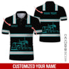 Joycorners Custom Name and Department Dark Cyan Truck Uniform All Over Printed 3D Shirts