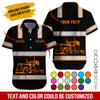 Joycorners Custom Name and Department Orange Truck Uniform All Over Printed 3D Shirts