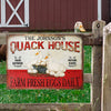 Personalized Duck Quack House Customized Classic Metal Signs