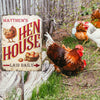 Personalized Chicken Hen House Daily Customized Classic Metal Signs