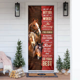 Joycorners Horse. Some Days Are Better Door Cover