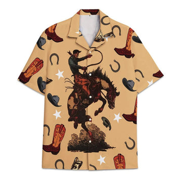 Joycorners Ridding Horse All Over Printed 3D Hawaiian shirt