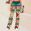 Joycorners Colorful Pattern 3D Printed Wide Leg Long Pants