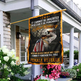Joycorners Female Veterans Day I Have Earned It With My Blood Sweat And Tears Flag All Over Printed Flag