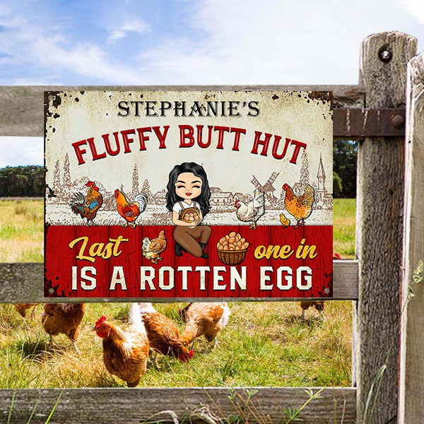 Rise And Shine Mother Cluckers - Personalized Vintage Metal Sign - Decor, Birthday Gift For Farmers , Chicken Lady