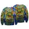 Joycorners Green Eyes Abstract Art Cat Faces All Over Printed 3D Shirts