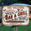 Personalized Grilling Proudly Serving You Bring Customized Classic Metal Signs