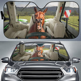 Joycorners Driving tractor All Over Printed 3D Sun Shade