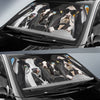 Joycorners Driving Funny Holstein Cattle All Over Printed 3D Sun Shade