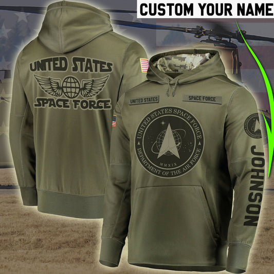 Joycorners Personalized United States Space Force 3D Design All Over Printed