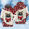 Joycorners American Cocker Spaniel In Snow Pocket Merry Christmas Unisex Hoodie