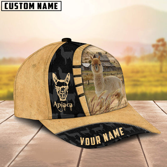 Joycorners Custom Name Aplaca Cattle Farmhouse Field Cap TT27