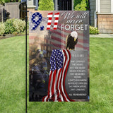 Joycorners 911 Flag Never Forget September 11 American Patriotic Flag All Printed 3D Flag
