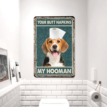 Joycorners Beagle All Printed 3D Metal Sign