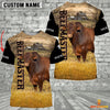 Joycorners Personalized Name Beefmaster Cattle On The Farm 3D Shirt