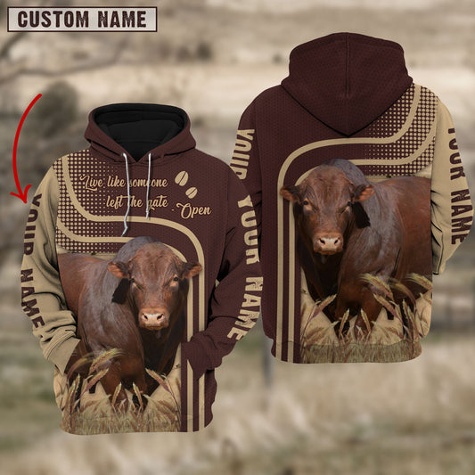 Joycorners Personalized Name Beefmaster Cattle Hoodie TT13