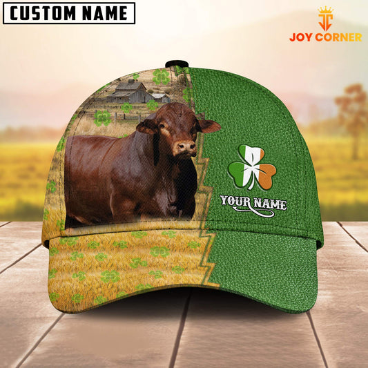 Joycorners Beefmaster Custom Name Patrick Day Cap