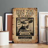 Joycorners Black Angus The Wizard Portrait Canvas