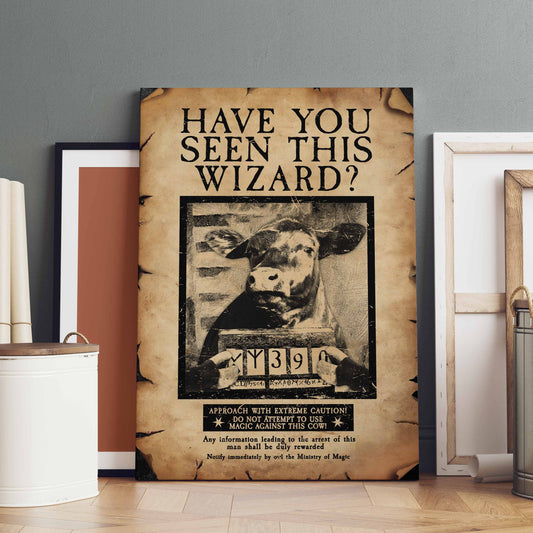 Joycorners Black Angus The Wizard Portrait Canvas