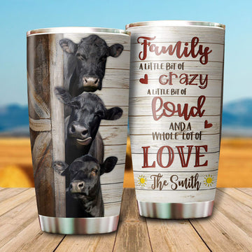 Joycorners Black Angus Cattle Tumbler