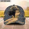 Joycorners Black Angus Customized Name Cap