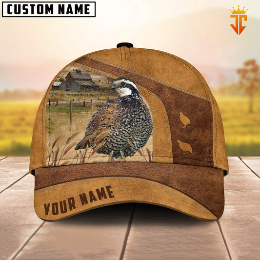 Joycorners Custom Name Bob White Quail Cattle Cap TT7