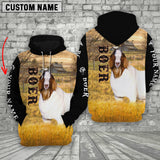 Joycorners Personalized Name Boer On The Farm All Over Printed 3D Hoodie