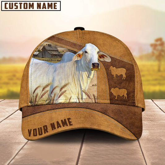 Joycorners Custom Name Brahman Cattle Cap