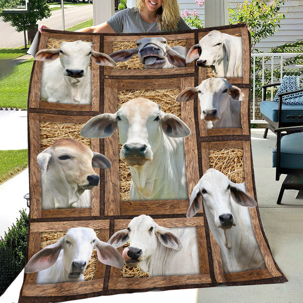 JoyCorners Brahman In Farm All Printed 3D Blanket