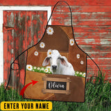 Joycorners Personalized Name Brahman Cattle All Over Printed 3D Apron
