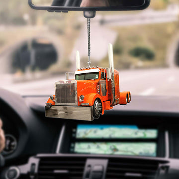 Joy Corners Orange 03 Truck Car Hanging Ornament