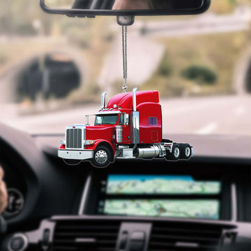 Joy Corners Red 02 Truck Car Hanging Ornament