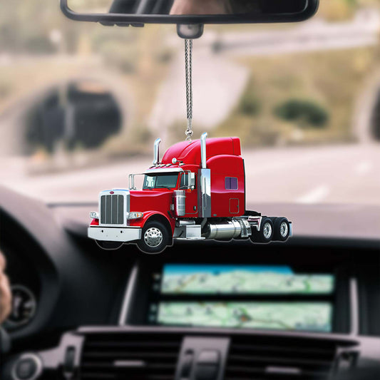 Joy Corners Red 02 Truck Car Hanging Ornament