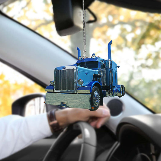 Joy Corners Blue 03 Truck Car Hanging Ornament
