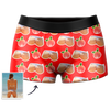 Joycorners Personalized Photo Face Peach All Over Printed 3D Man Boxer