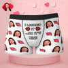 Joycorners Personalized Face So It's Mine Lips All Over Printed 3D Man Boxer