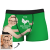 Joycorners Personalized Face Belongs To Me Customized Text All Over Printed 3D Man Boxer
