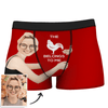 Joycorners Personalized Face Belongs To Me Customized Text All Over Printed 3D Man Boxer