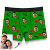 Joycorners Personalized Face Love Hearts Customized Text All Over Printed 3D Man Boxer
