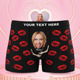 Joycorners Personalized It's Mine Customized Text Kisses All Over Printed 3D Man Boxer