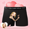 Joycorners Personalized Face Only You Can Hold This All Over Printed 3D Man Boxer