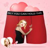 Joycorners Personalized Face Only You Can Hold This All Over Printed 3D Man Boxer
