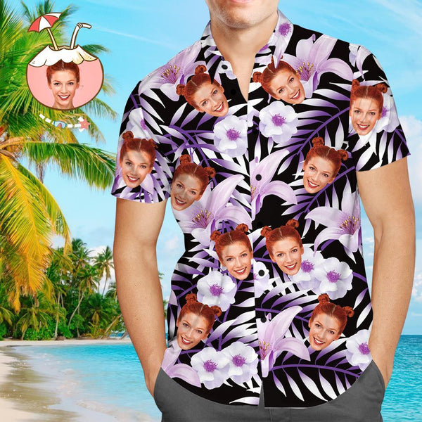 Joycorners Custom Photo Hawaiian Plants 25 All Over Printed 3D Hawaiian Shirt