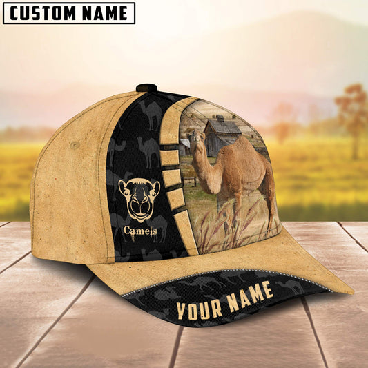 Joycorners Custom Name Camels Cattle Farmhouse Field Cap TT24