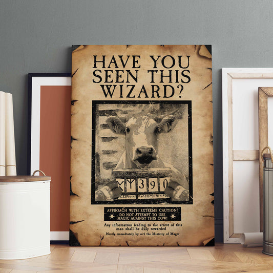 Joycorners Charolais The Wizard Portrait Canvas
