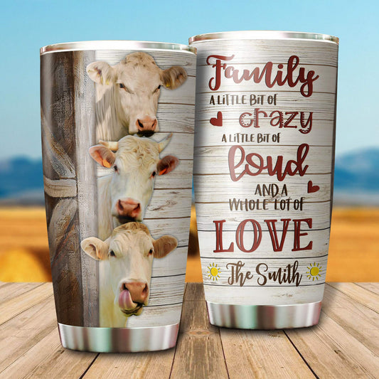 Joycorners Charolais Cattle Tumbler
