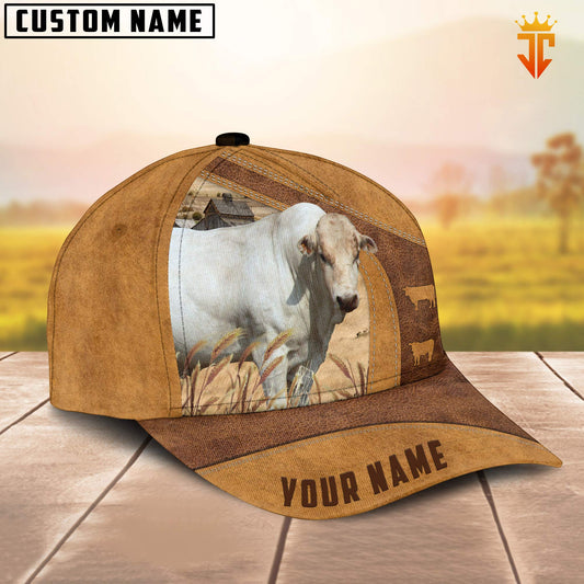 Joycorners Custom Name Chianina Cattle Cap TT11