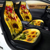 Joycorners Chicken Sunflower All Over Printed 3D Car Seat Cover Set (2Pcs)