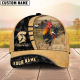 Joycorners Custom Name Chicken Cattle Farmhouse Field Cap TT15