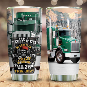 Joy corners Crazy Trucker KD2 Custom Personalized Tumbler OH22710